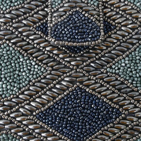 2-Bag Bundle: Handmade Club Bag + 3-bag Faux Snakeskin Cosmetic Set, both NWT - Picture 4 of 9